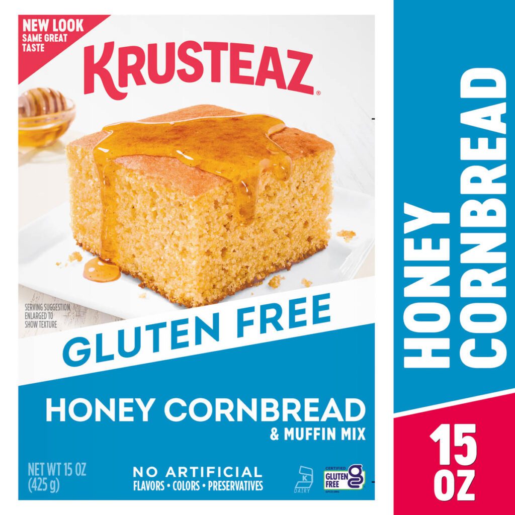Krusteaz Gluten Free Honey Cornbread Mix (a review) - Livie's Gone Gluten  Free