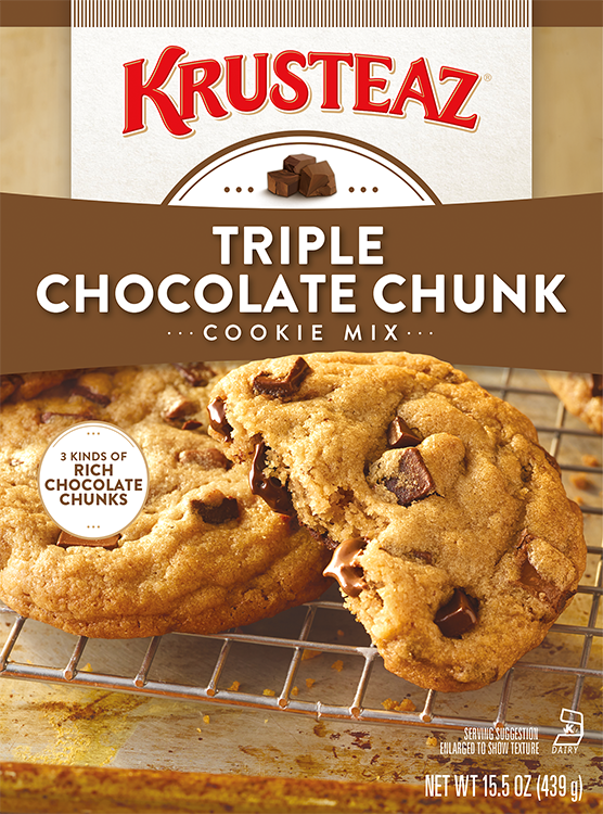 triple chocolate chip cookies