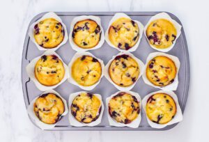 Muffins in a muffin pan