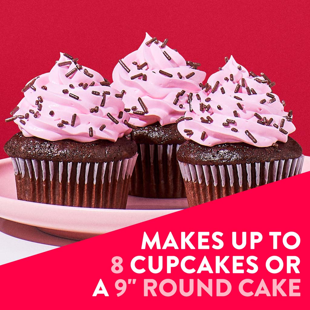 Makes up to 8 cupcakes or 9" round cake