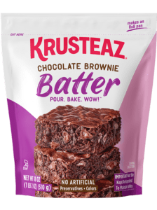 Krusteaz Chocolate Brownie Batter packaging