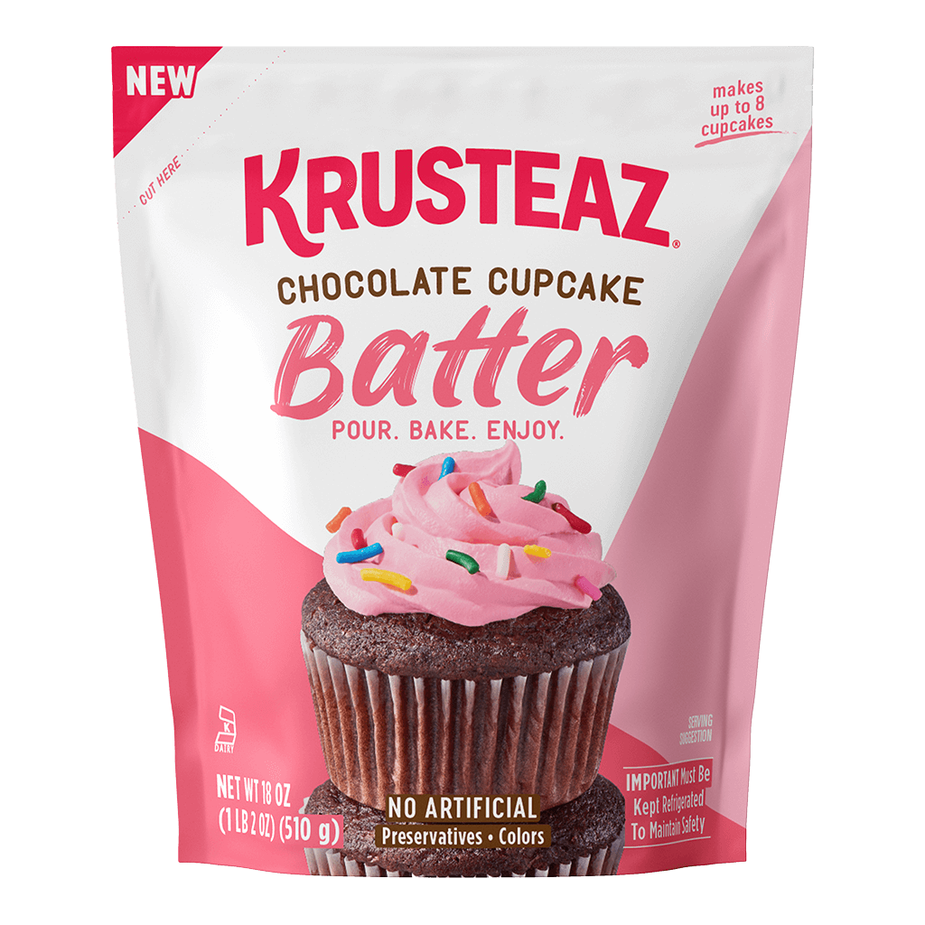 Krusteaz Chocolate Cupcake Batter package