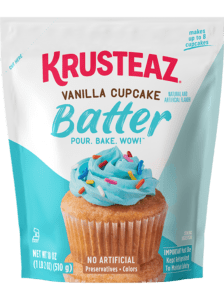 Krusteaz Vanilla Cupcake Batter packaging