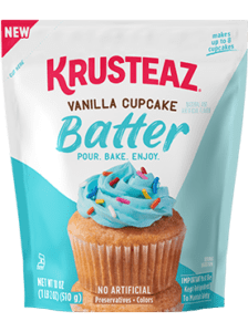 Vanilla Cupcake Batter packaging