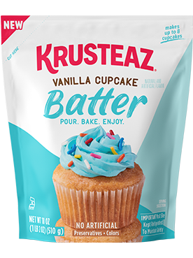 Vanilla Cupcake Batter packaging